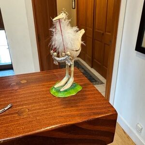 Patience Brewster Krinkles Stork with hinged jewel boxy